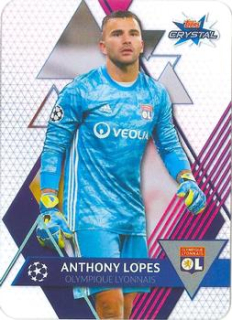 Anthony Lopes Olympique Lyonnais 2019/20 Topps Crystal Champions League Base card #83